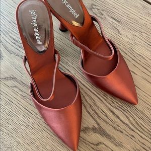 Jeffrey Campbell Lilliana Mule Rust 6.5